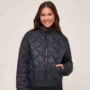 TravisMathew Lights at Night Quilted Jacket - Black - Large - NWOT
